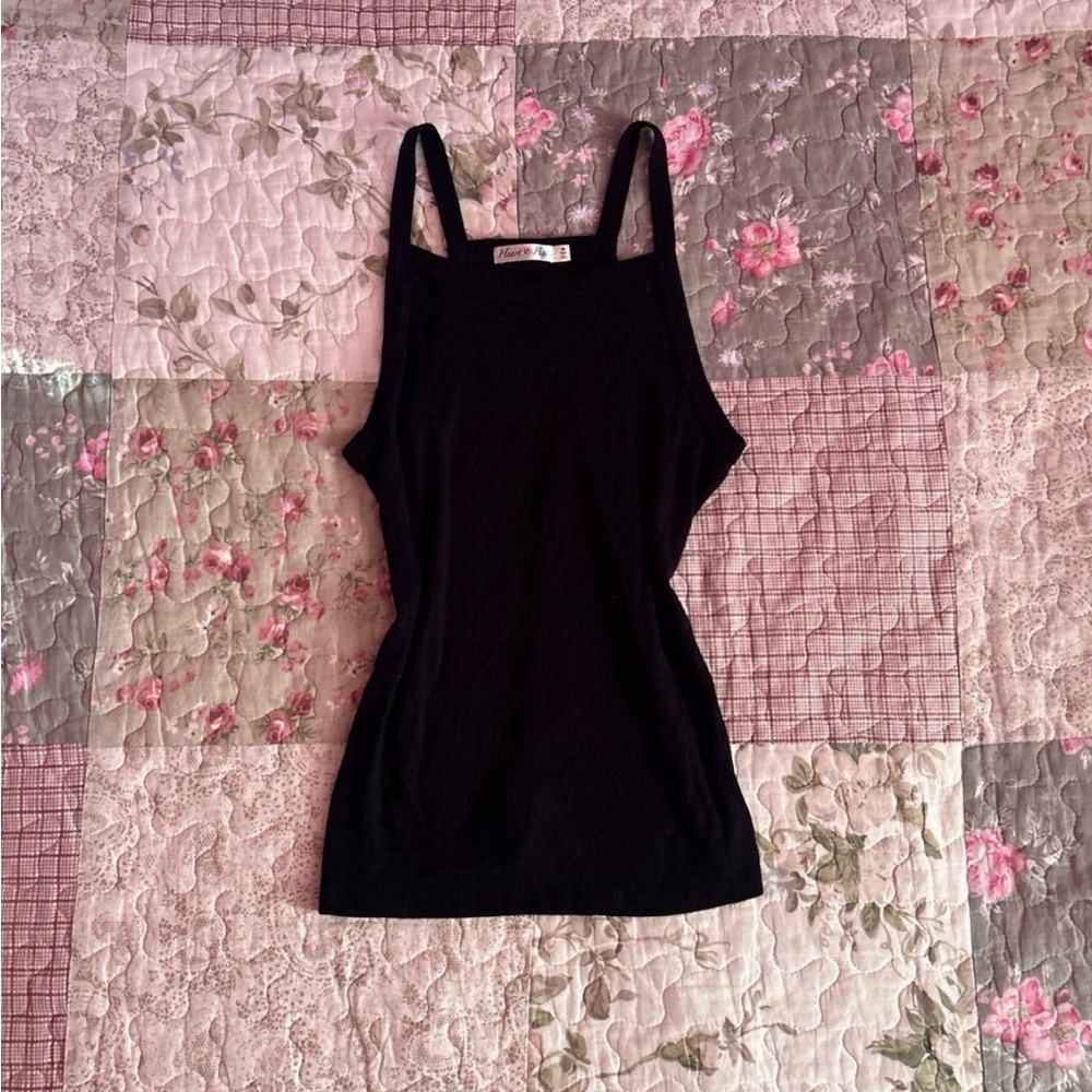 Solid Black Tank Top